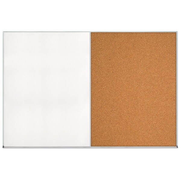 Enclosed Corkboard, 1 Door, 18"x24", 4" Fra, UV3407-BRONZE-FORBO